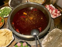 红油锅底-重庆风光老灶火锅城(同德广场店)