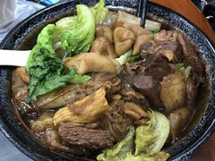 啫啫珍珠粉煲（猪大肠＋牛腩）-珍珍小食店(西华路店)