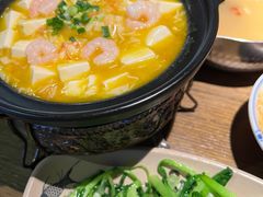 虾仁蟹柳豆腐煲-肖四女乐山跷脚牛肉(南汇大学城生活广场店)