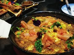 伊比利亚火腿鸡肉奶油芝士饭-C&R西班牙餐厅