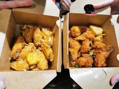 炸鸡翅一半一半-富乐满韩国正宗炸鸡韩国料理(虹泉路店)