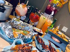 -街角等你.大连海鲜烧烤.经典铁板海鲜串(西安路店)