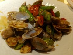 尖椒炒花甲-百味馆·粤菜·湛江菜(后海花园店)