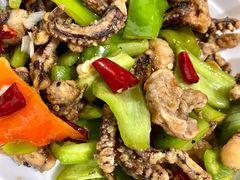 干煸鱿鱼-满口香饭店