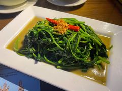 秘制虾酱炒空心菜-帕蓝·暹罗料理(曲阳店)