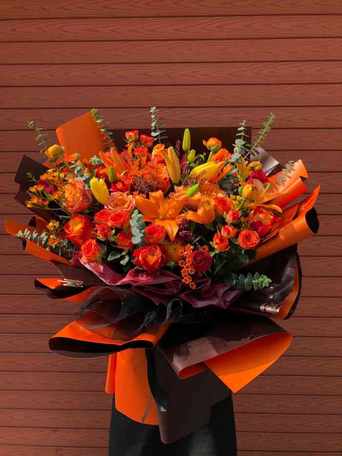 打分 收到鲜花特别漂亮,家人特别喜欢非常满意.