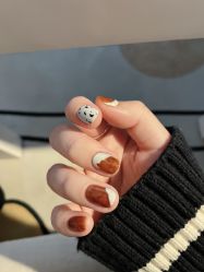 -手牵手美甲