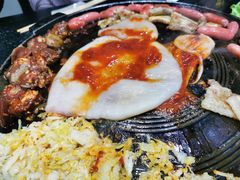 铁板鱿鱼-海花锅盖烧烤店(怡馨家园店)
