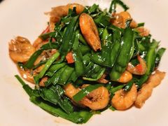 韭菜苔炒河虾-湖里春风·淮扬菜(丽泽天街店)