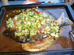 -探鱼·鲜青椒爽麻烤鱼(中天广场店)
