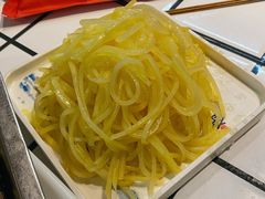 炝拌土豆丝-清真·老金烧烤(舜华南路店)