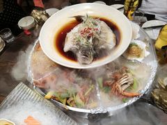 清蒸鲈鱼-方记海鲜大排档(乐山形象店)