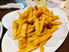 咸蛋黄焗杏鲍菇-锦上中式酒馆(南内环店)