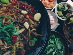 干煸牛肉丝-张关合渣(航空大道店)