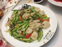 鮮蘆筍帶子炒螺片-海港酒家(上水新丰店)