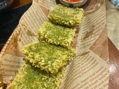 软糯鲜香野菜粑粑-麒麟风烤牛肉·云南烧烤小排档(丹凤街店)