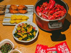 烤凤梨串-蚝翅·海鲜粥·烧烤·龙虾季(海曙天一店)