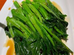 白灼菜心-金穗园·砂锅粥.醉鸡煲火锅(长寿路店)