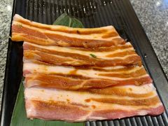 调味猪五花-九田家黑牛烤肉料理(麒麟万达店)