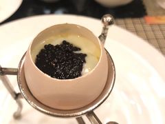 鹅肝鱼子酱蒸蛋-丹鼎铁板料理