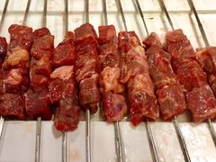 牛肉串-長壹旋转烤吧 农家鸡火锅