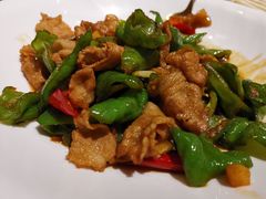 双椒炒肉-荷风细雨·中国茶宴(碧云店)