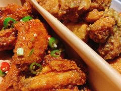 炸鸡翅一半一半-富乐满韩国正宗炸鸡韩国料理(虹泉路店)