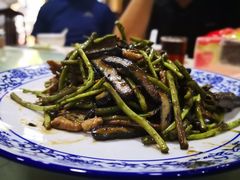 野芦蒿炒臭干-广迎居老正兴菜馆