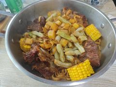 内蒙焖面-内蒙焖面大盆骨餐馆(山大路店)