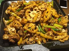干锅牛蛙-椒行天下·干锅·牛蛙(万宝店)