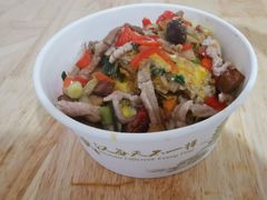 牛肉肉丝双拼豆皮-周记热干面豆皮大王(桃花东街店)
