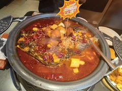 -探鱼·鲜青椒爽麻烤鱼(西南商都店)