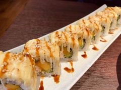 鲜切芒果芝士卷寿司-小川洋风料理(深圳首店)