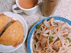 猪扒蛋菠萝包-沙溪兄茶餐厅