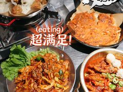 鱿鱼炒五花肉-富乐满韩国正宗炸鸡韩国料理(虹泉路店)
