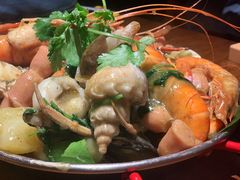 手抓海鲜黄咖喱味-仓库南洋海鲜小排档(柳河路店)