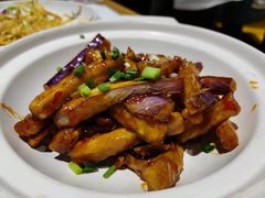 鱼香脆皮茄子煲-八斗鸡·湘土菜(国贸店)
