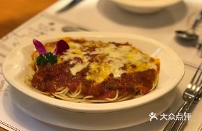 Cheese Baked Bolognese Meat Sauce Pasta
