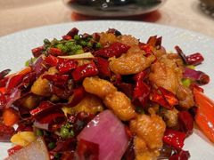 鲜花椒辣子鸡-唐廊烤鸭店(工体店)