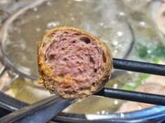 手打生牛筋丸-幸运牛汕头小黄牛牛肉火锅(梅林店)