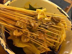 -拈签一笑黄牛肉辣卤串串