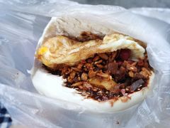 蛋菜夹馍-老马家马蓉蛋菜夹馍·腊牛肉夹馍(回民街店)