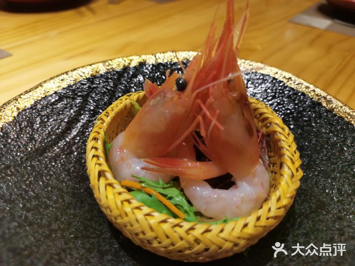 木鱼料理甜虾图片