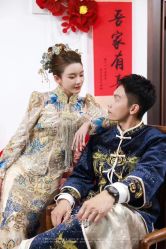 -懿沉香中式嫁衣礼服秀禾服龙凤褂马来褂旗袍总店