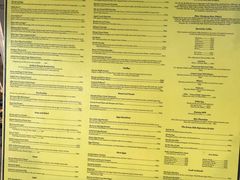 菜单-The Sunny Side Cafe Station 1