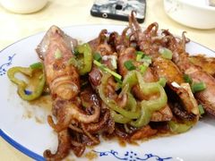 葱姜爆鲜鱿-电白鸭粥店(下沙二坊88号店)