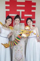 -懿沉香中式嫁衣礼服秀禾服龙凤褂马来褂旗袍总店