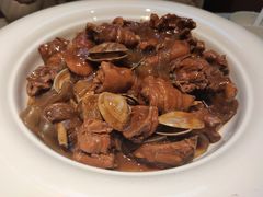 花蛤闷土鸡-悦海·家宴·冰花皮皮虾大锅贴(宝龙店)