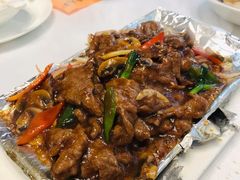 铁板蚝油牛肉-乾隆美食·本帮菜(黄河路店)