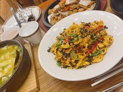 地皮菜炒鸡蛋-九十九顶毡房(阜石路店)